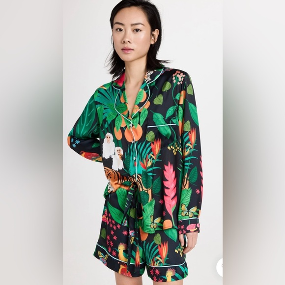 NWT Karen Mabon Tiger Pajama Set Sz XL - Picture 6 of 13